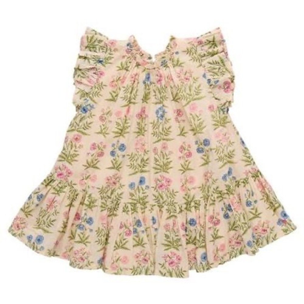 Pink Chicken Harper Dress Leafy Floral Size 5Y New With Tags
